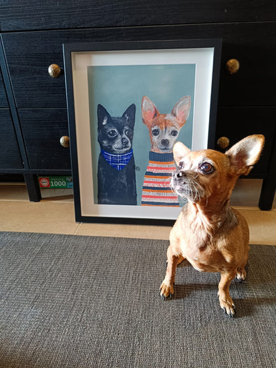 Pet portrait deposit