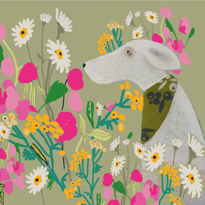 Bella's Blooms greetings card