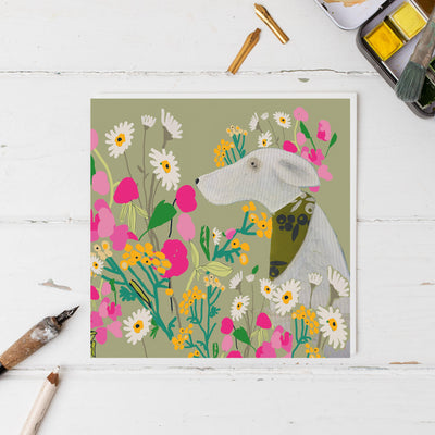 Bella's Blooms greetings card
