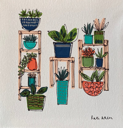 January guest Artist: Botanical Continuous Line Drawing Workshop With Ruth Allen