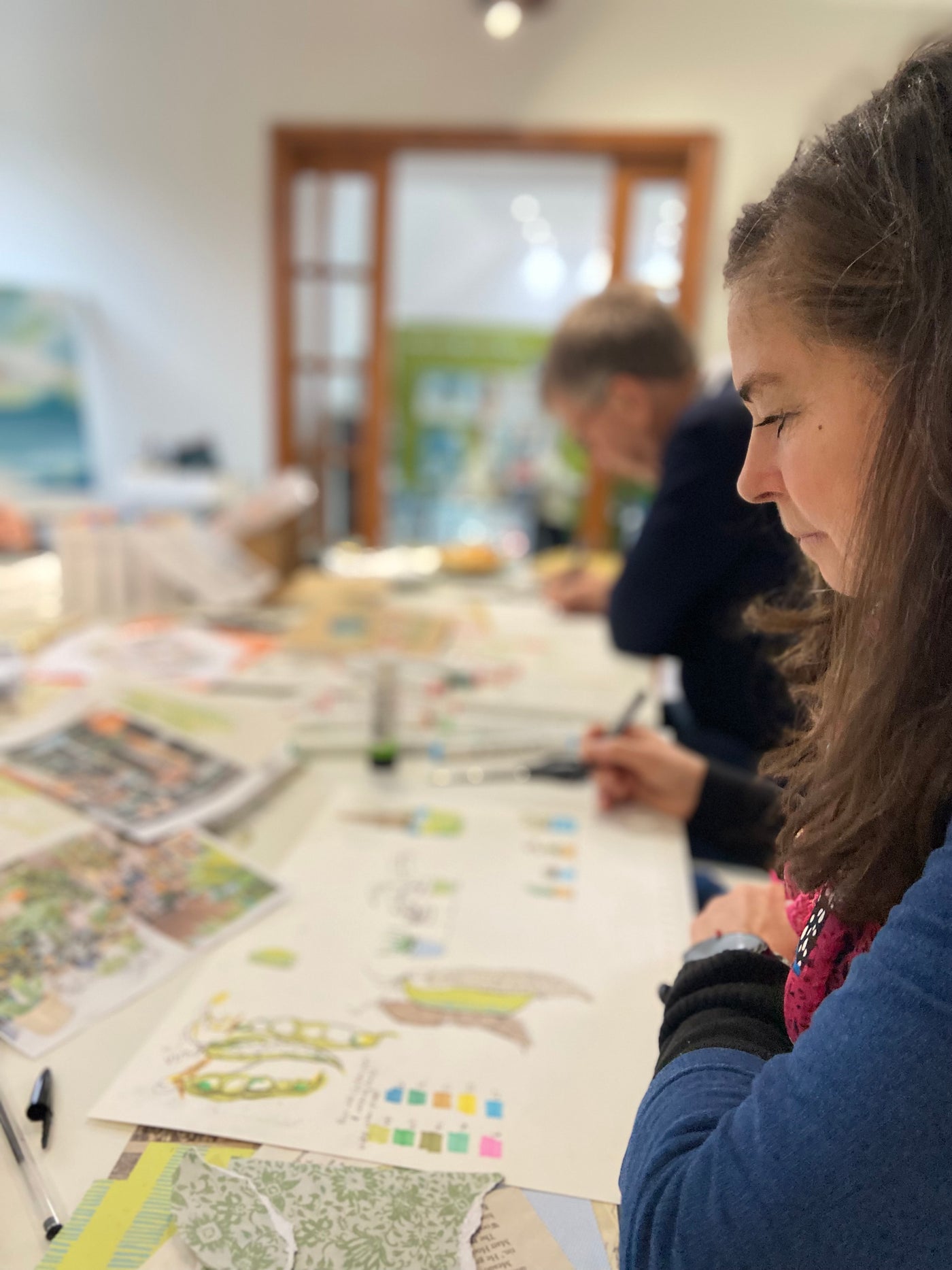 March guest Artist: Floral Continuous Line Drawing Workshop With Ruth ...