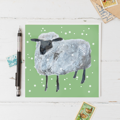 Winter Woolly Greetings Card