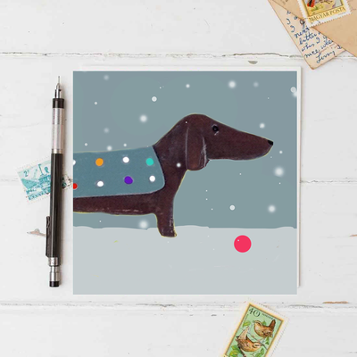 Winter Sausage Card