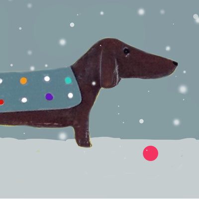 Winter Sausage Card