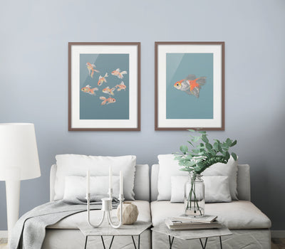 Goldfish Glint  print