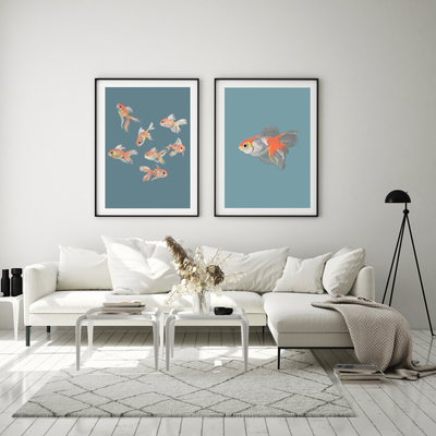 Goldfish Glint  print