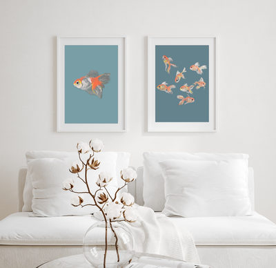 Goldfish Glint  print