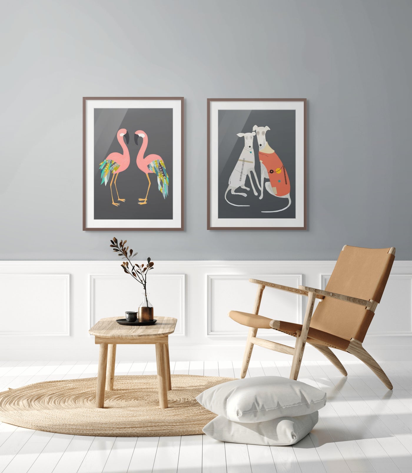 Rhubarb and Lula Print