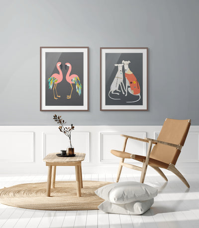 Rhubarb and Lula Print