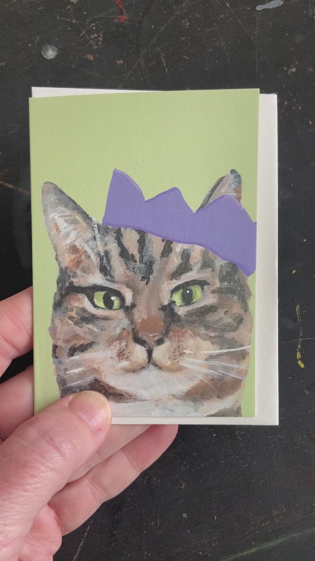 Party Kitty Dinky card size A7