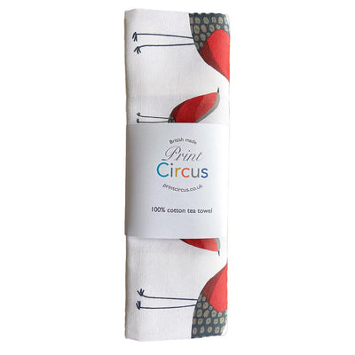 Robin Tea towel