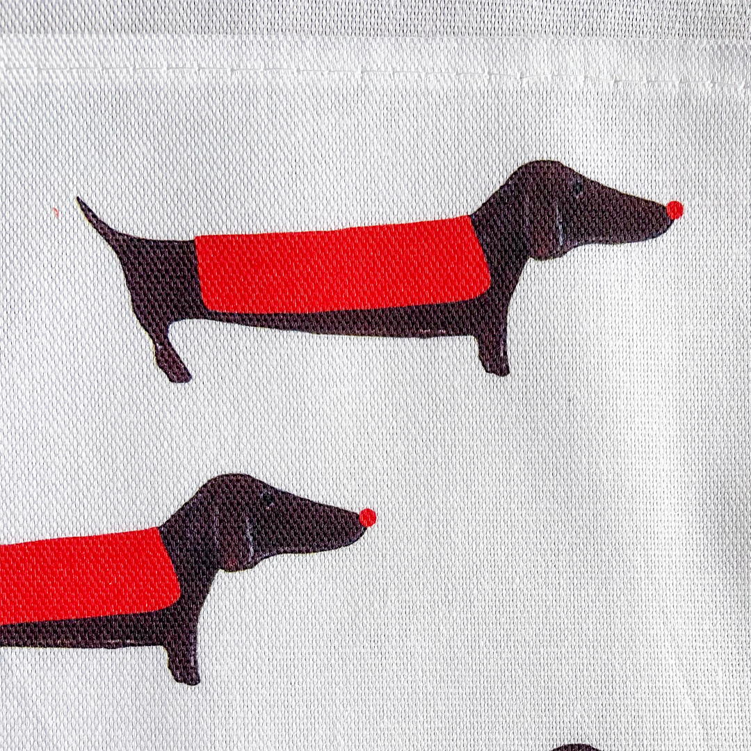 Christmas Sausage Dachshund Tea Towel