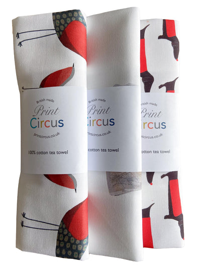 Robin Tea towel