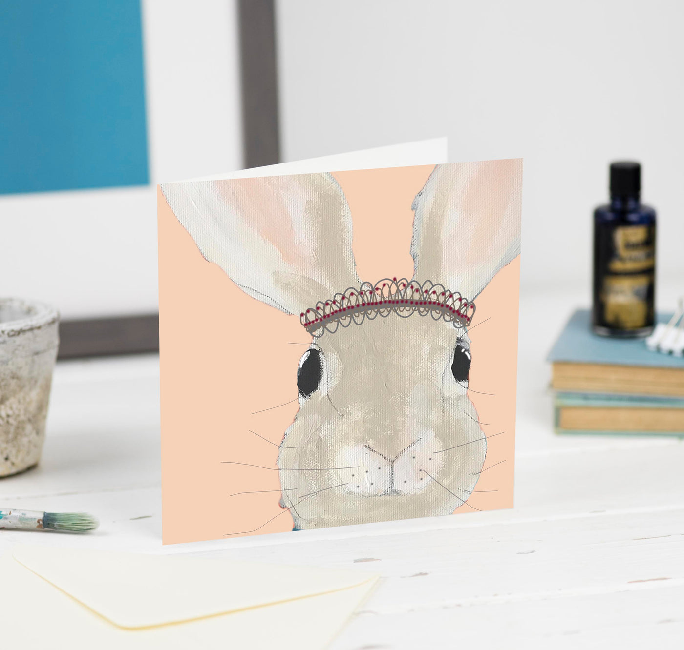 Florence Bunny greetings card