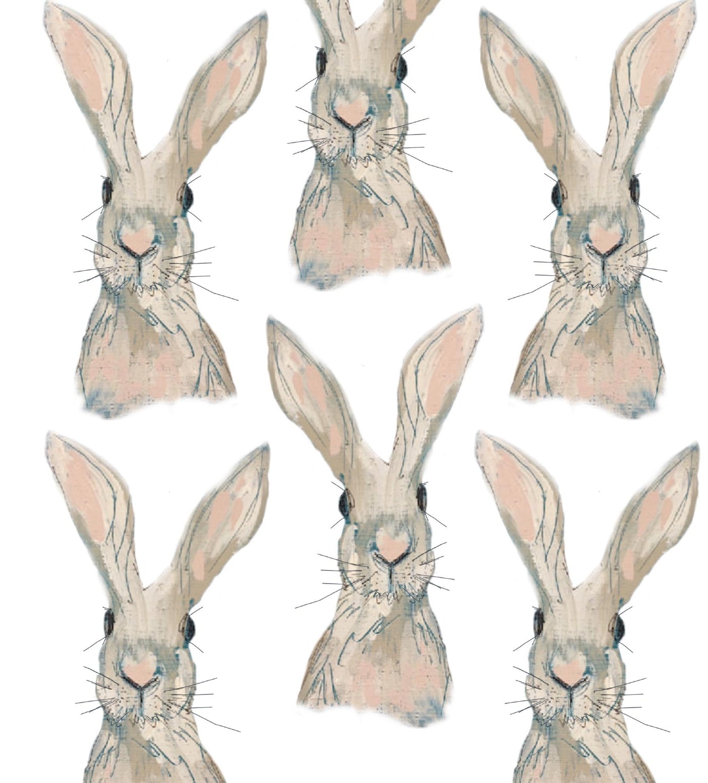 Six Hares Card
