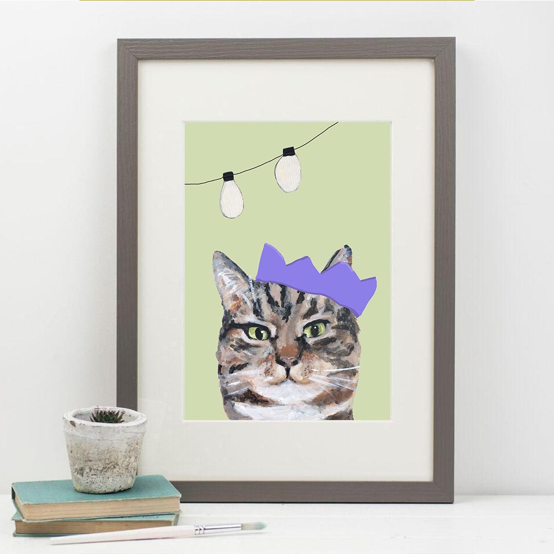 Party Kitty print