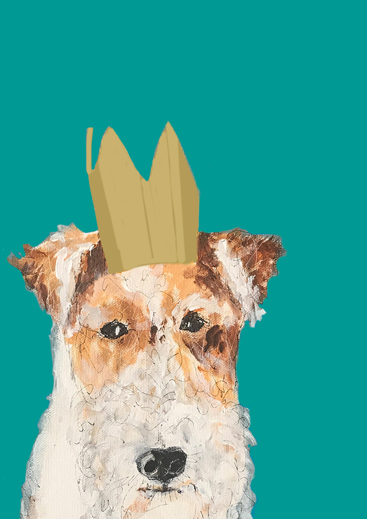 Sunny print - Fox Terrier