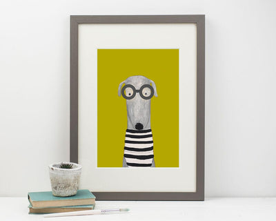 Trumpet A3 print in A2 frame