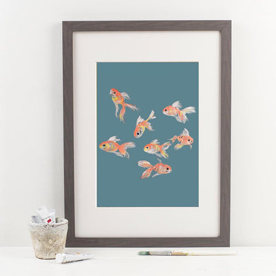 Goldfish Glint  print