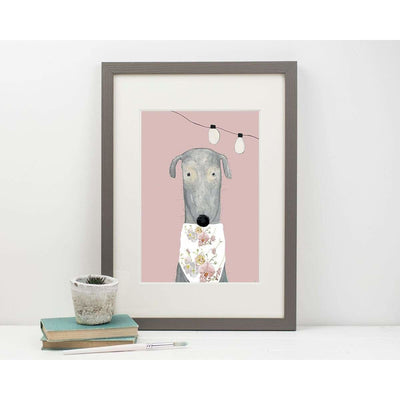 Print Circus A3 frame Alice Dog print