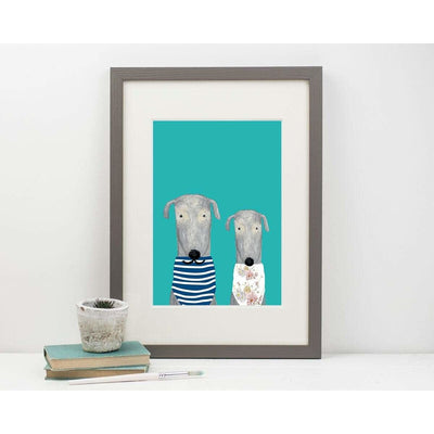 Print Circus A3 frame Alice & Marcel print