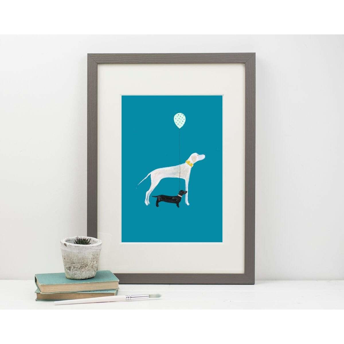 Print Circus A3 frame Boris & Arnold print