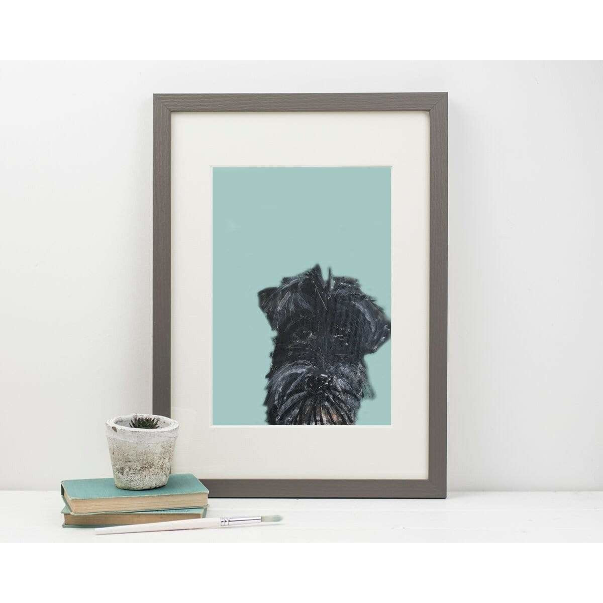 Print Circus A3 frame Hector Dog print