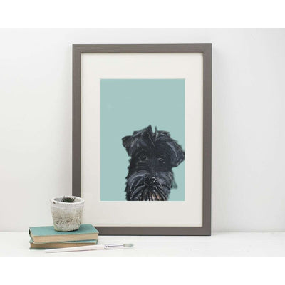 Print Circus A3 frame Hector Dog print