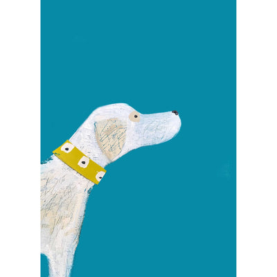 Print Circus A3 unframed Mustard Collar print