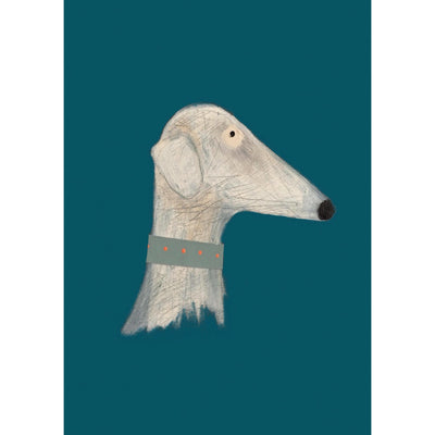 Print Circus A3 unframed Thinking Dog print