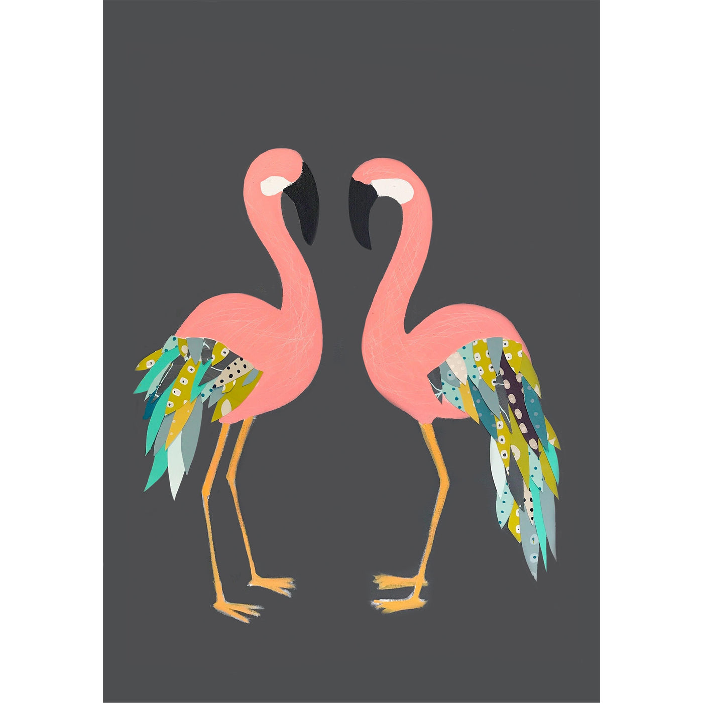 Print Circus Flamingos print