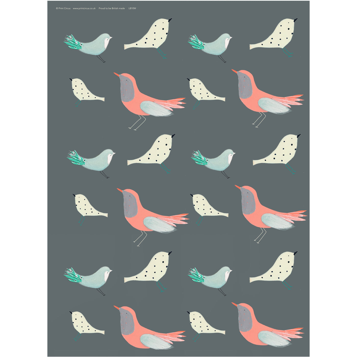 Print Circus Gift Wrap Bird Repeat Gift Wrap