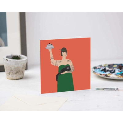 Print Circus Greetings Card AN01 Angelica's Soiree Greetings Card