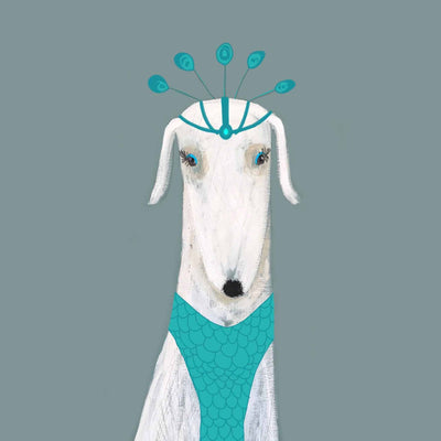 Print Circus Greetings Card BD02 Showgirl Betsy Greetings Card