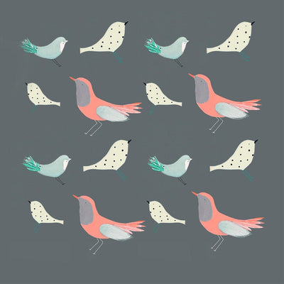 Print Circus Greetings Card LB10 Bird Repeat Greetings Card