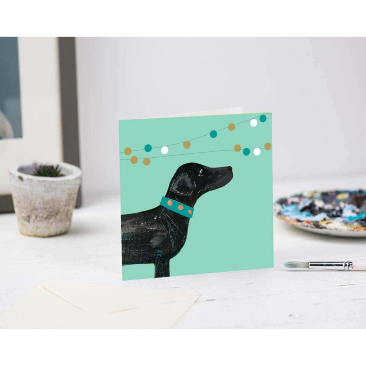 Print Circus Greetings Card SD03 Party Sausage Greetings Card