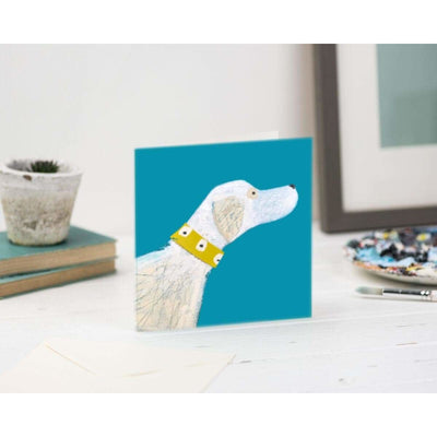 Print Circus Greetings Card SH05 Mustard Collar Greetings Card