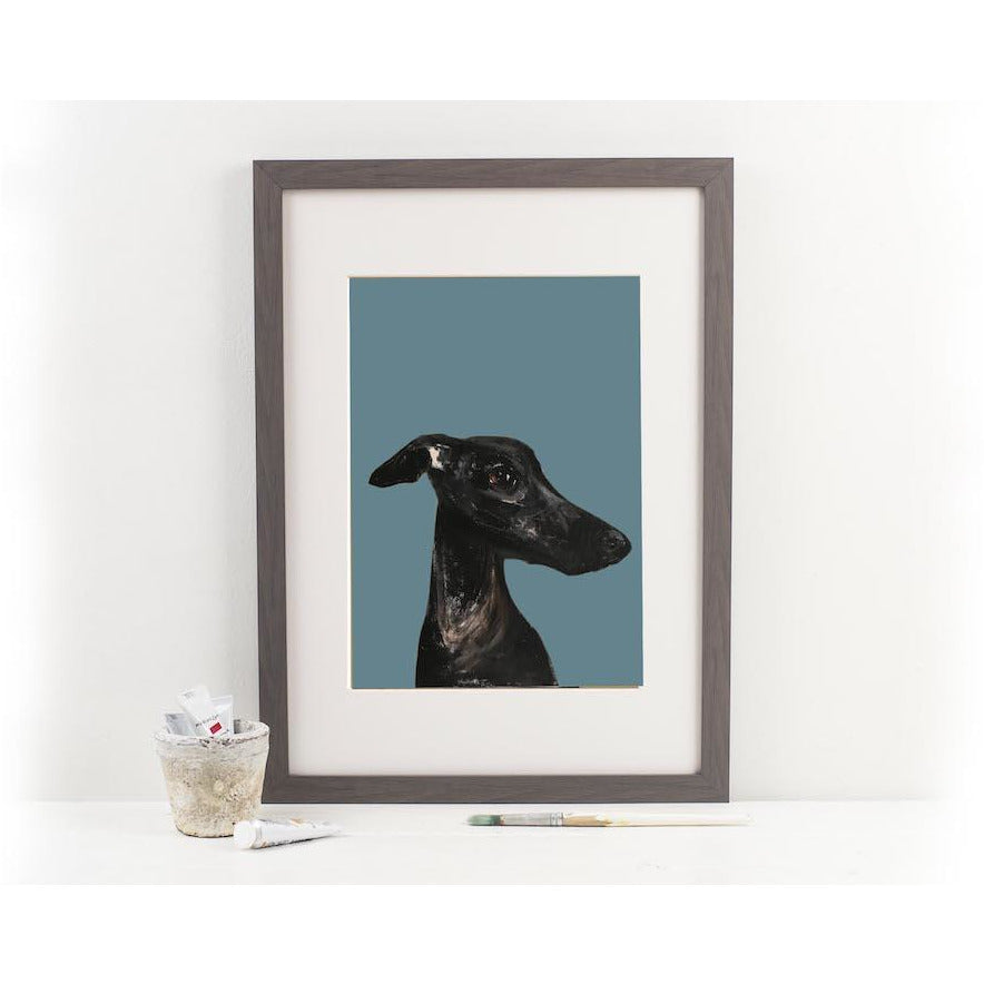 Print Circus Prints A3 frame Harry Blue Print