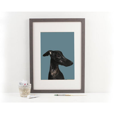 Print Circus Prints A3 frame Harry Blue Print