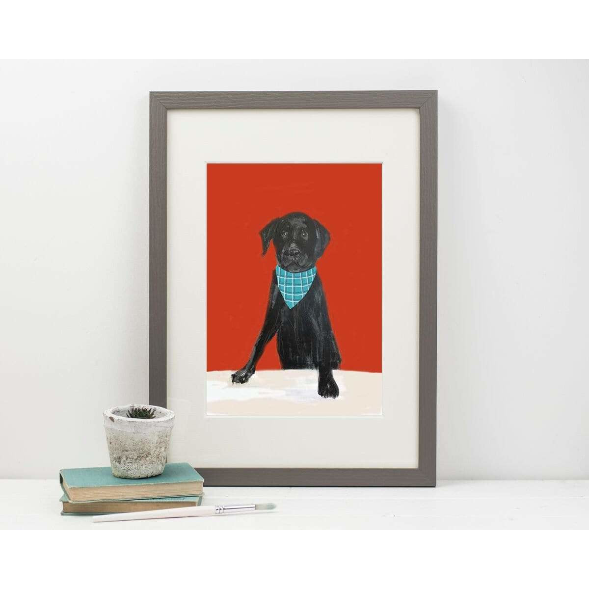 Print Circus Prints A3 frame Mr Taz print