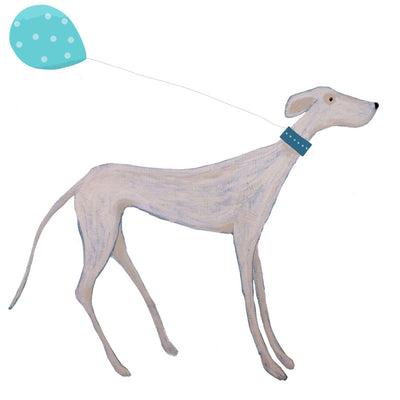 Print Circus Prints A3 unframed Hound with Balloon print